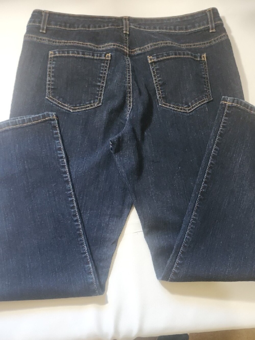 Bandolino Women Straight Leg Jeans - Dark Blue - Picture 10 of 10